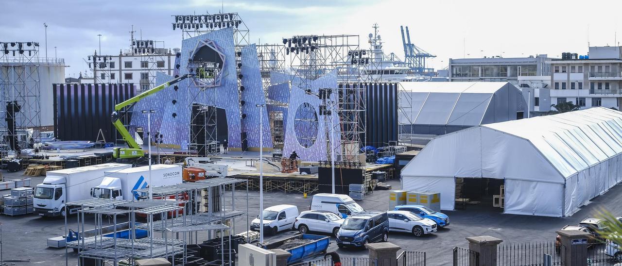 Carpas en el Carnaval de Las Palmas de Gran Canaria 2024.