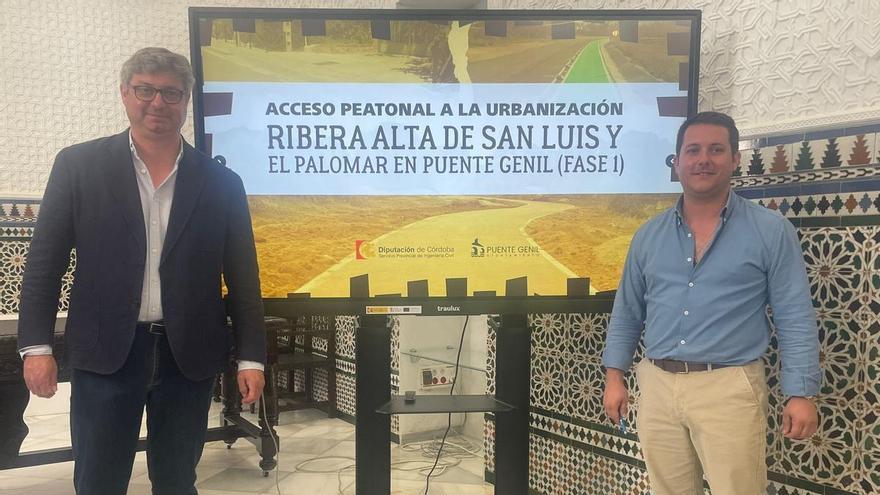 Puente Genil conectará el casco urbano y la urbanización San Luis con un carril ciclopeatonal de 1,5 kilómetros