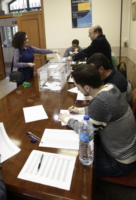 Segunda ronda de votaciones para rector de la Universidad de Oviedo