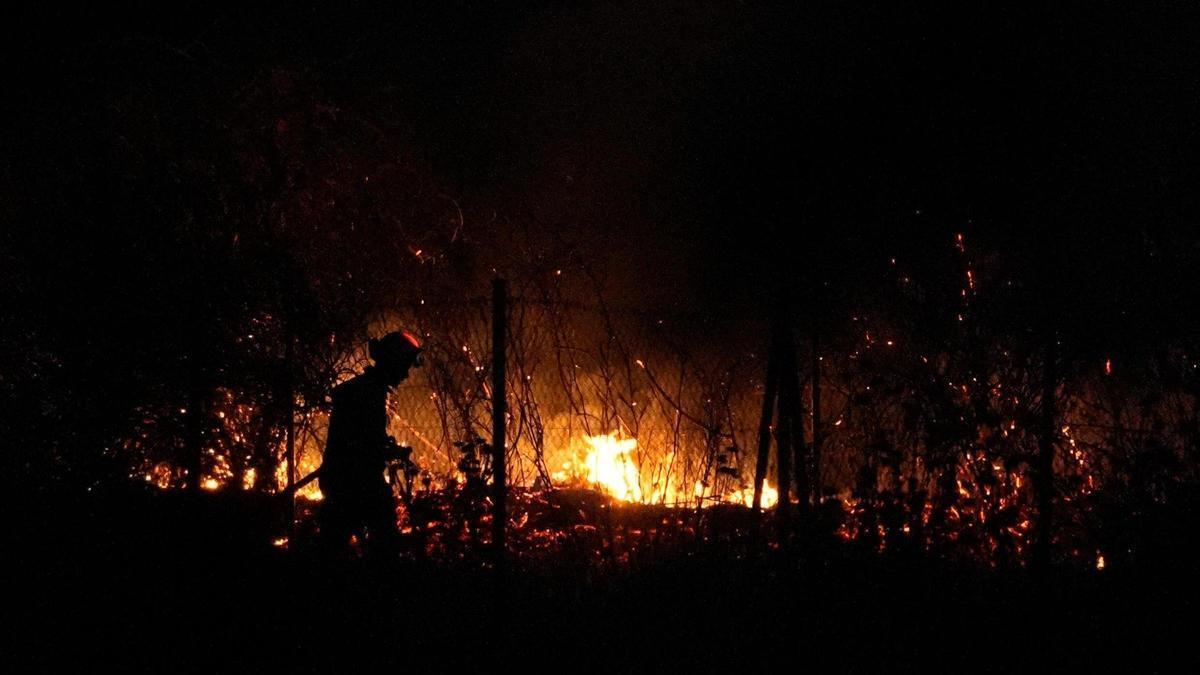 GALERÍA | Dos incendios en la carretera de Almaraz
