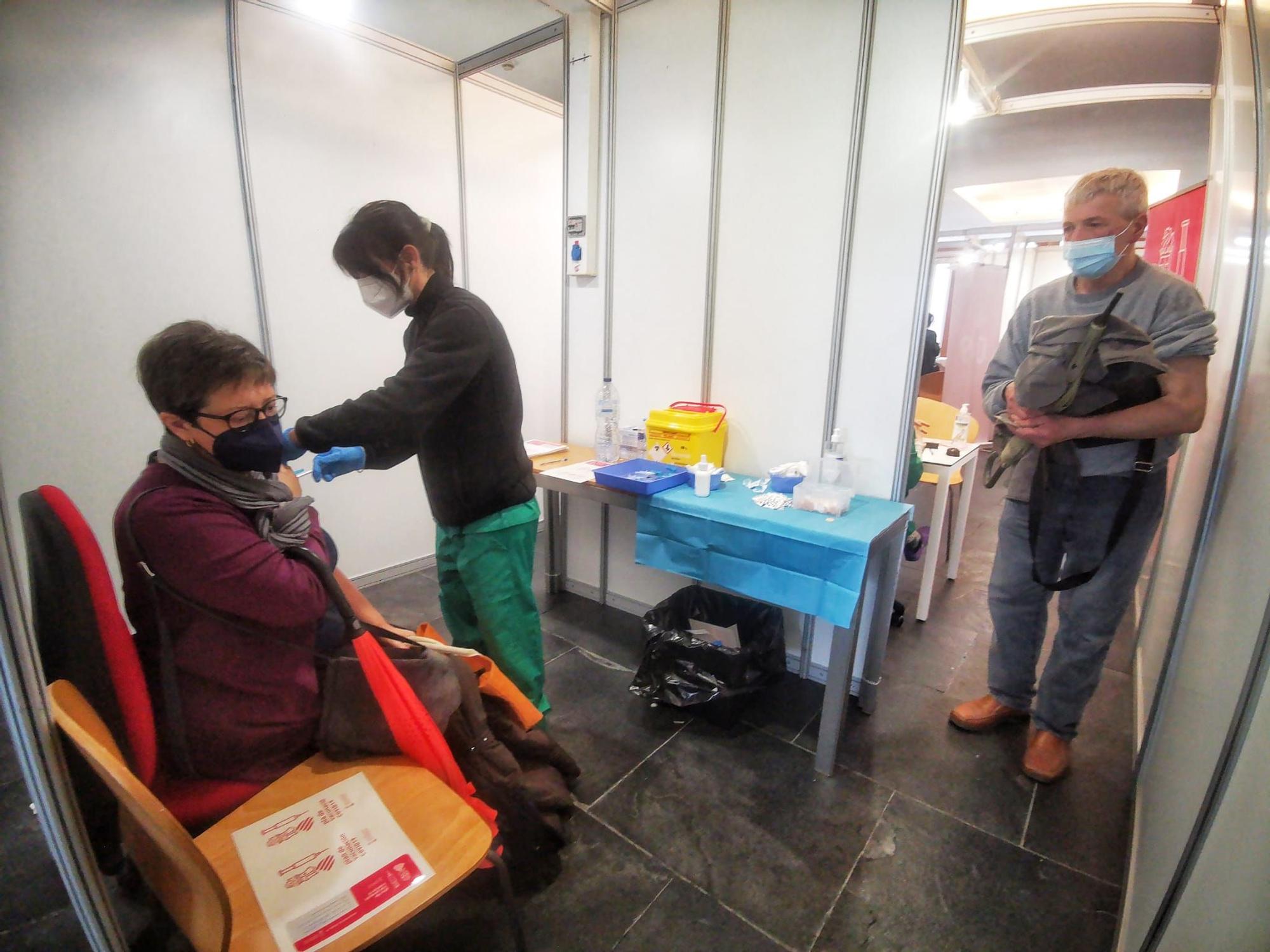 Vacunación en el Auditori de Castelló