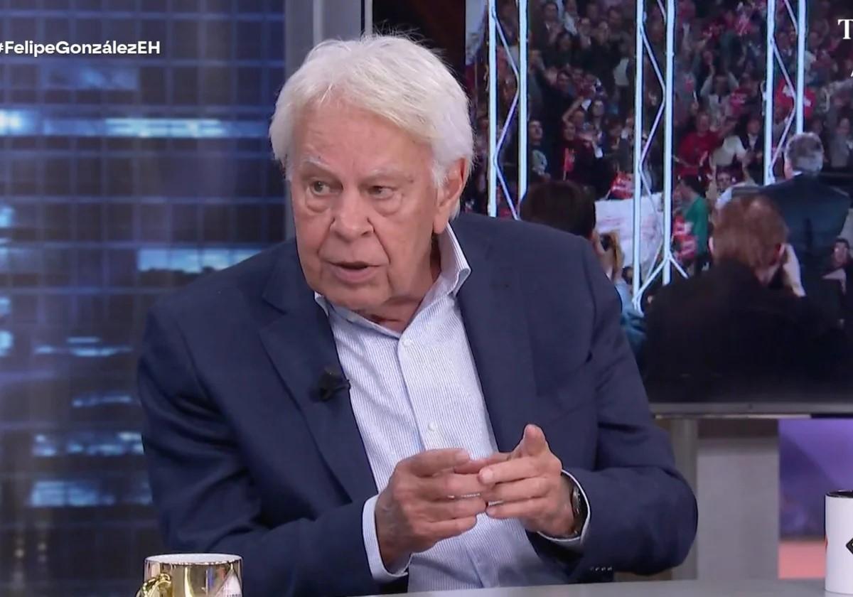 Felipe González en 'El Hormiguero'.