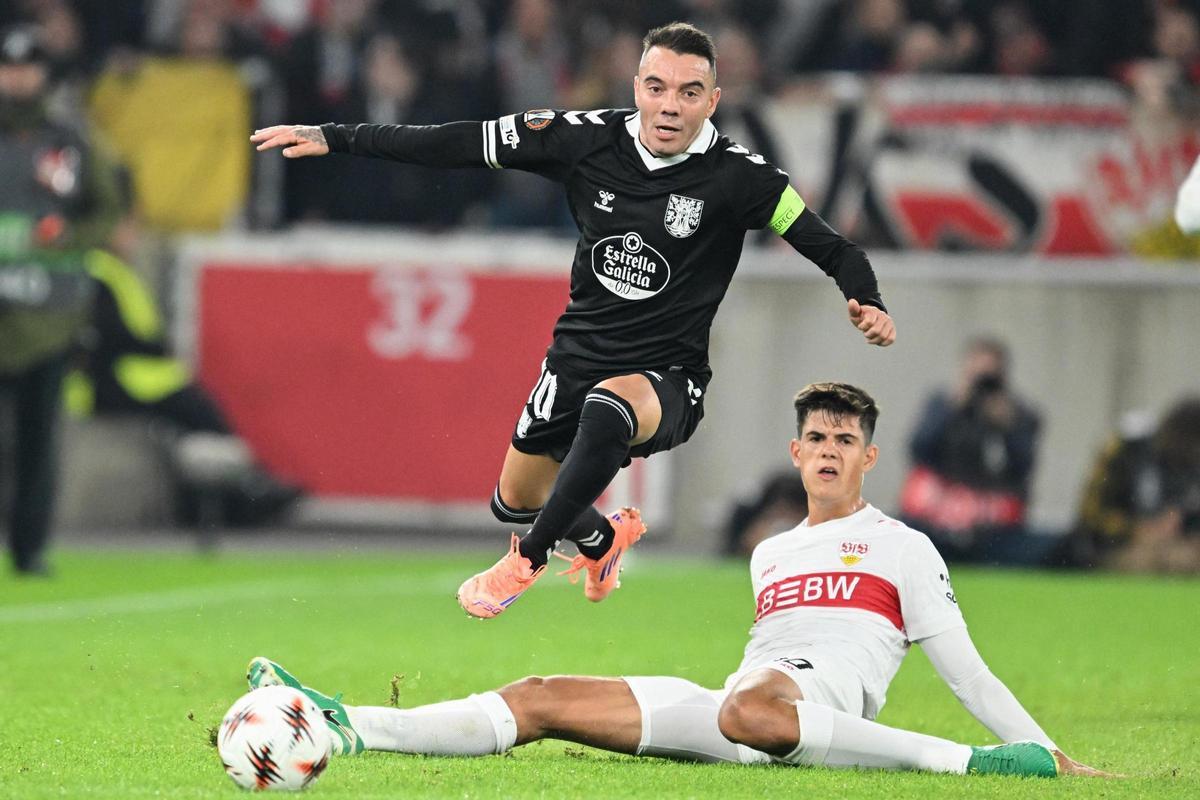 El debut del Celta en Stuttgart (2-1).