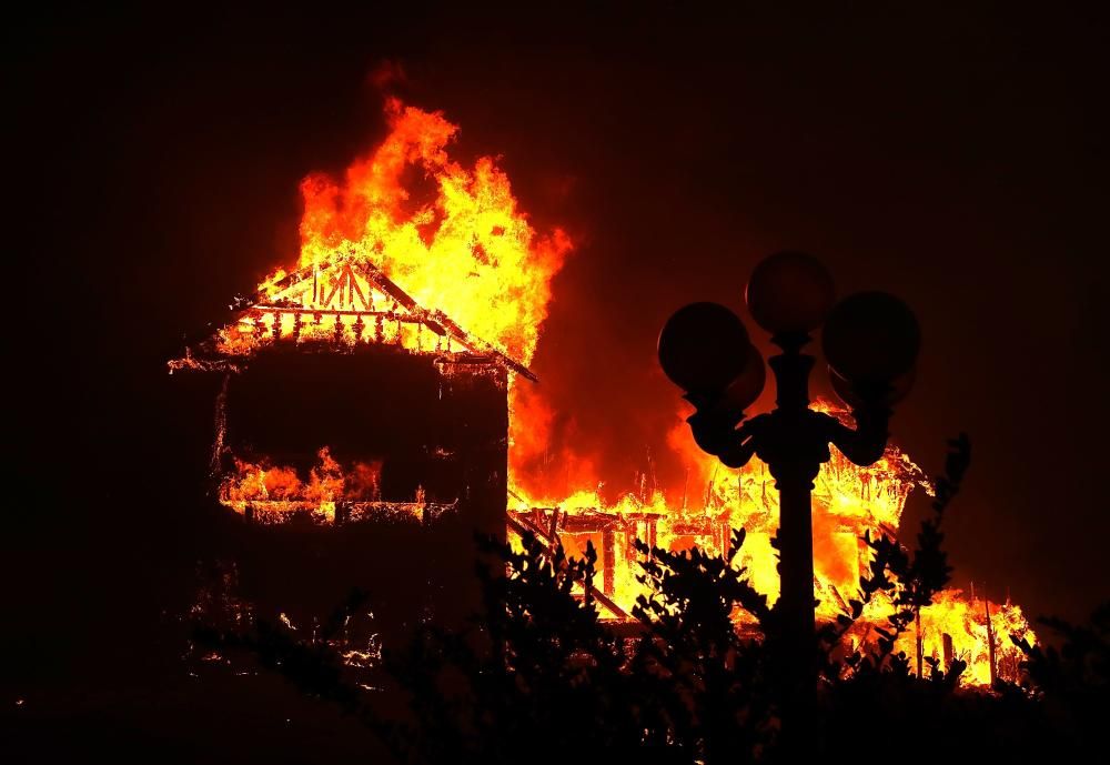 El devastador incendio de California, en imágenes