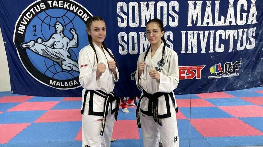 María del Carmen y María, dos apuestas malagueñas a medalla en el Europeo de Taekwon-Do