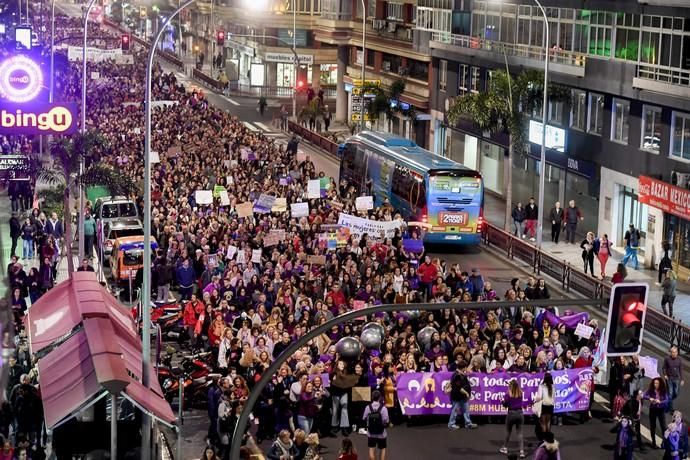 GENTE Y CULTURA 07-03-19  LAS PALMAS DE GRAN CANARIA. 8M Día Internacional de la Mujer. Manifestación por el 8M Día Internacional de la Mujer. FOTOS: JUAN CASTRO