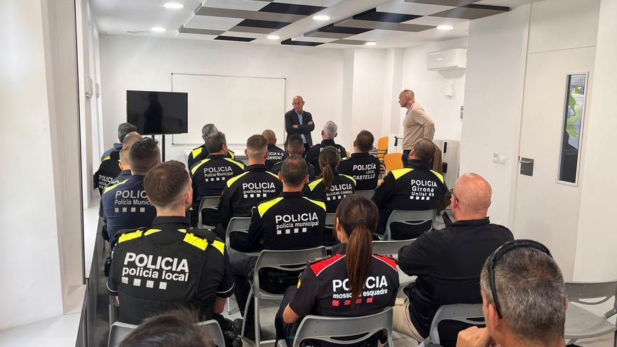 Formació policial d&#039;unitats canines catalanes i valencianes a Palafrugell