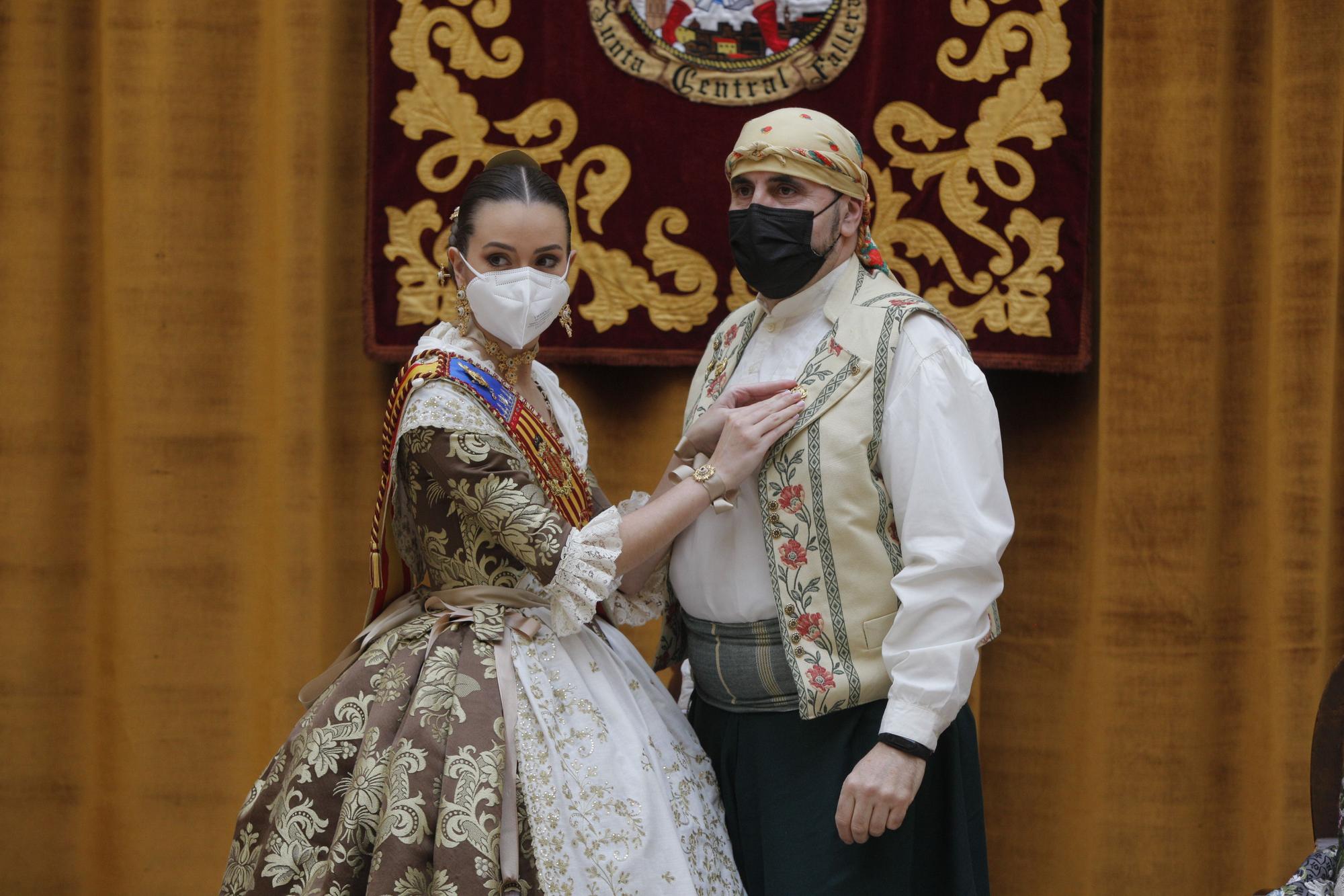 Las dos sesiones de homenaje de "brillants" en las fallas de Jesús