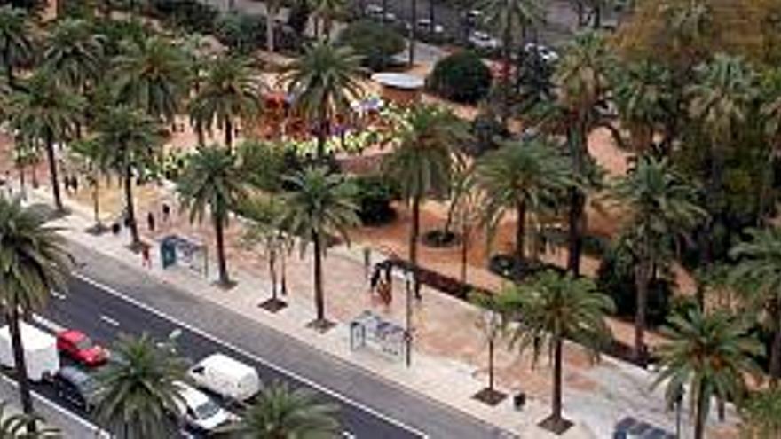 Una imagen del Parque de Málaga
