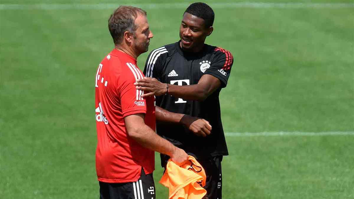 Flick: "Alaba es un jugador top y una gran persona"