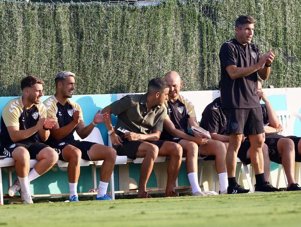 Foto del partido entre el Málaga CF 2-2 Al Ittihad