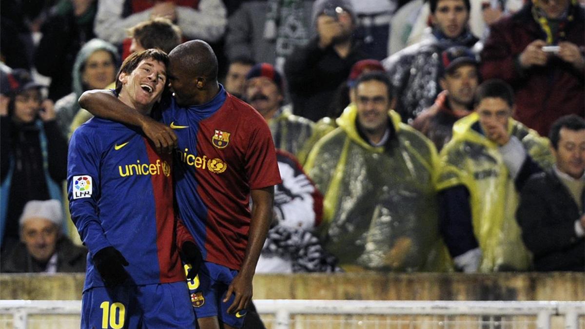 Eto'o y Messi juntos: lo bueno, si breve, dos veces bueno