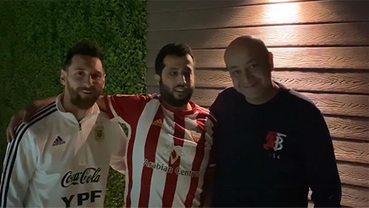 ¿Qué hacía Messi viendo el Elche-Almería?