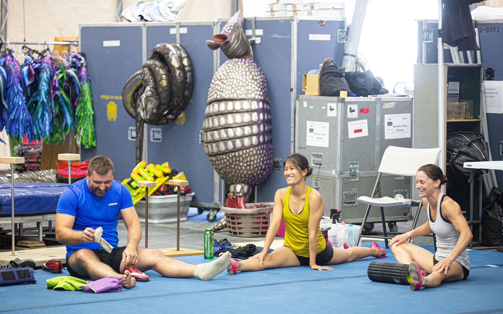 Entre bastidores del Circo del Sol