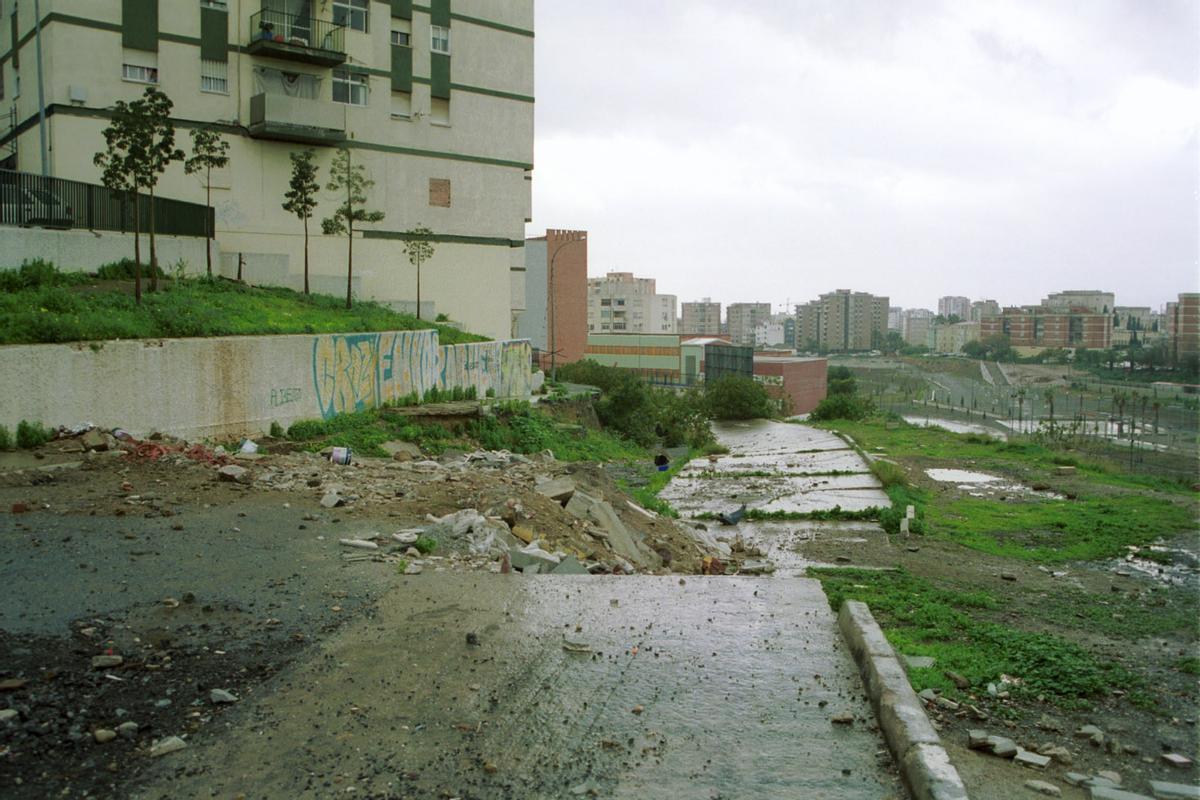La calle 'Caída', en una foto de 2001.