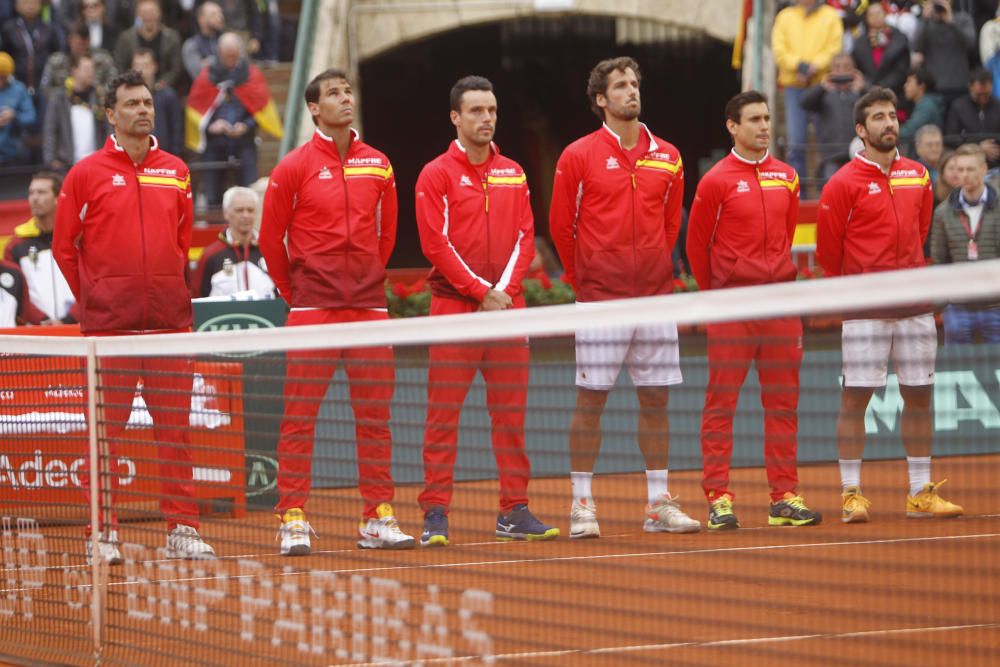 Partido de dobles España-Alemania