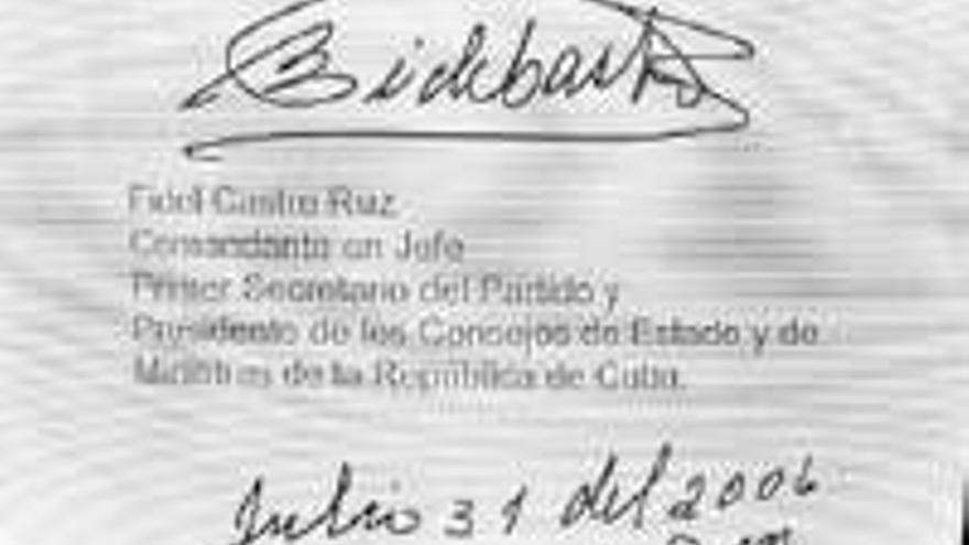 FIRMADO DE SU PUÑO Y LETRA