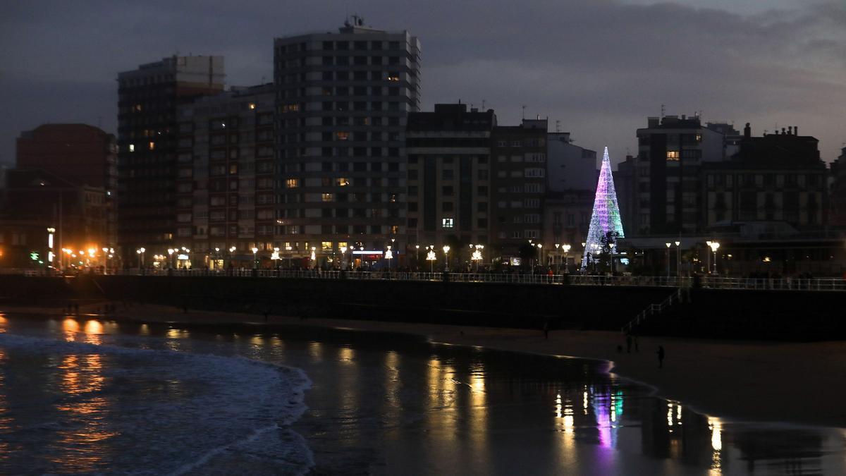 Árbol de Navidad en el Naútico