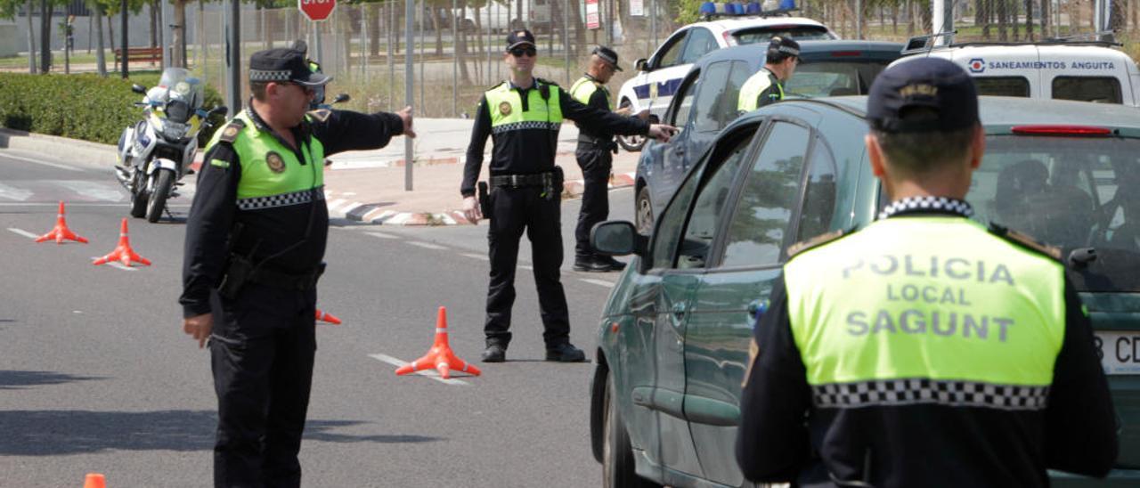 Policías locales de Sagunt.