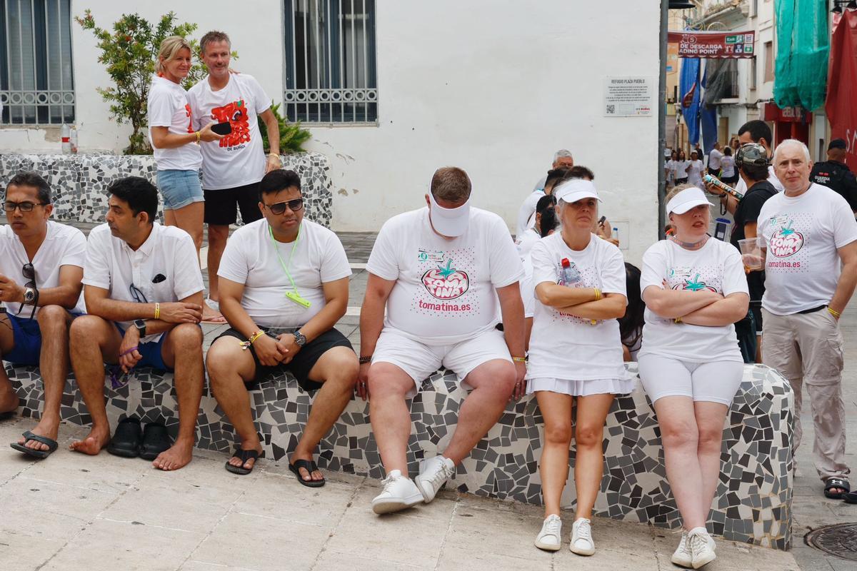 Todo listo para que comience la Tomatina de Buñol