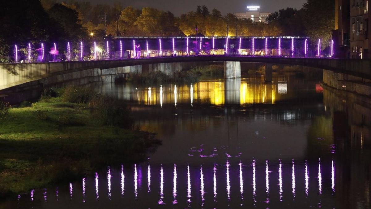 Experiència immersiva de llum i so al pont d’en Gómez