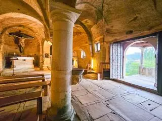 La iglesia excavada en roca más grande de España está en un pueblo de 49 habitantes