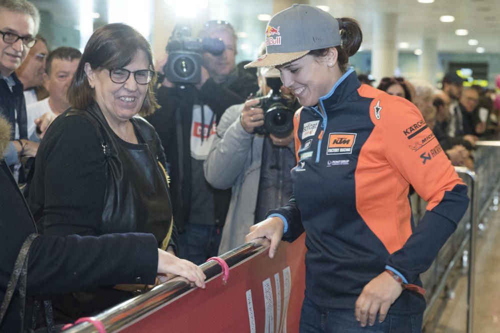 Arribada dels pilots del Dakar a Barcelona