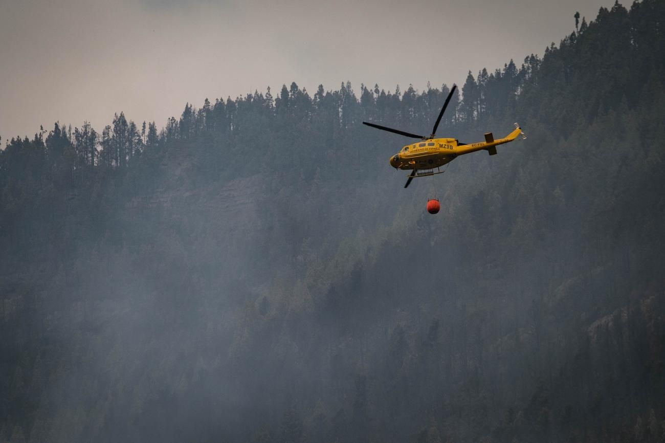 Imágenes de este domingo del incendio de Tenerife.