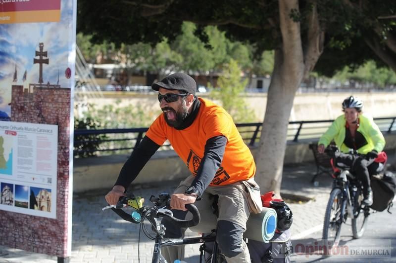 Protesta en bicicleta contra el fracking