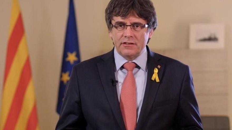 Carles Puigdemont des de Brussel·les.