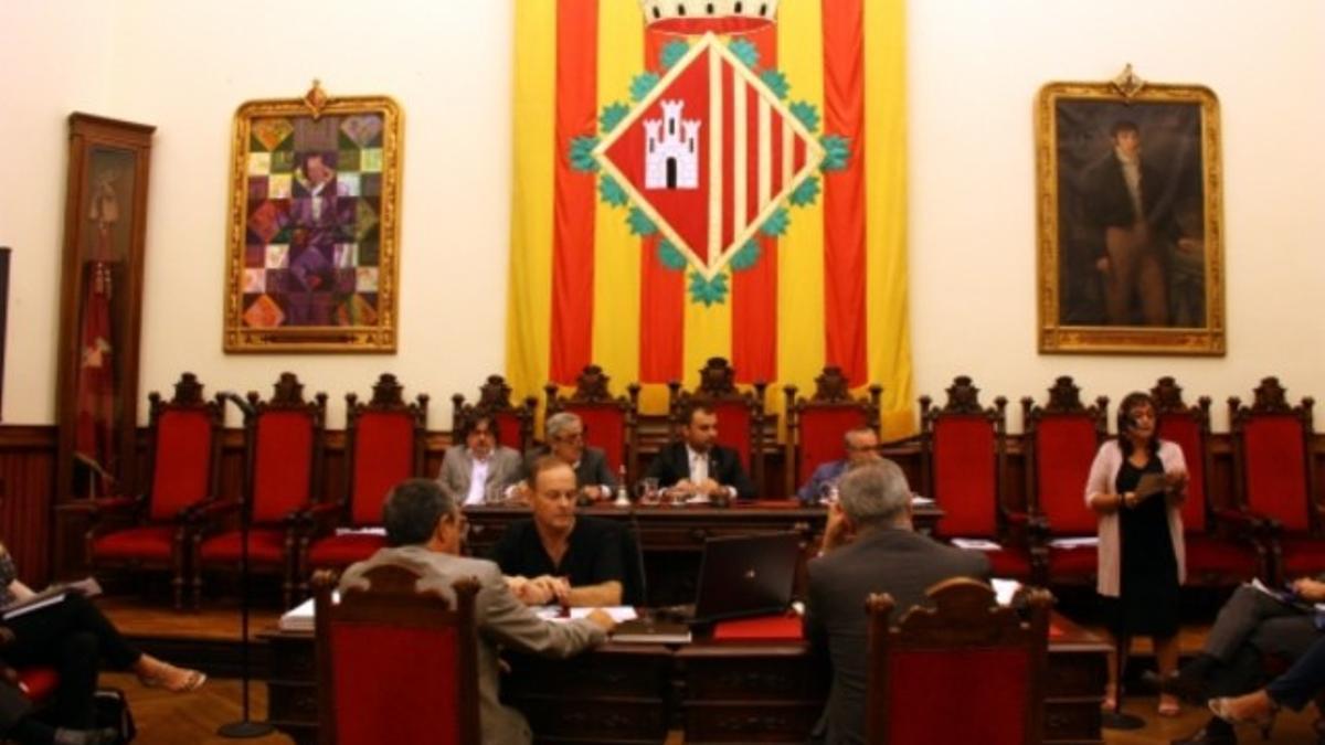 El Ayuntaniento de Terrassa aprueba la moción en soporte al 9-N en el pleno municipal del 25 de septiembre