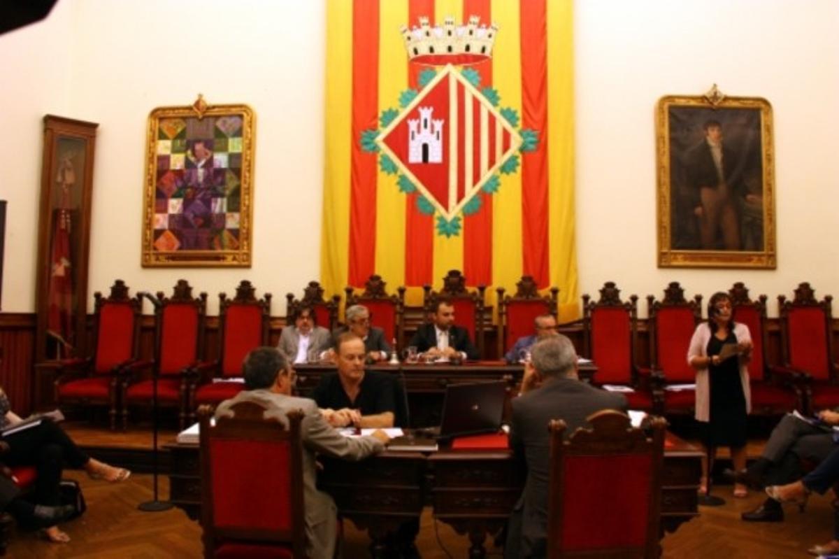 L’Ajuntament de Terrassa aprova la moció de suport al 9-N en el ple municipal del 25 de setembre.