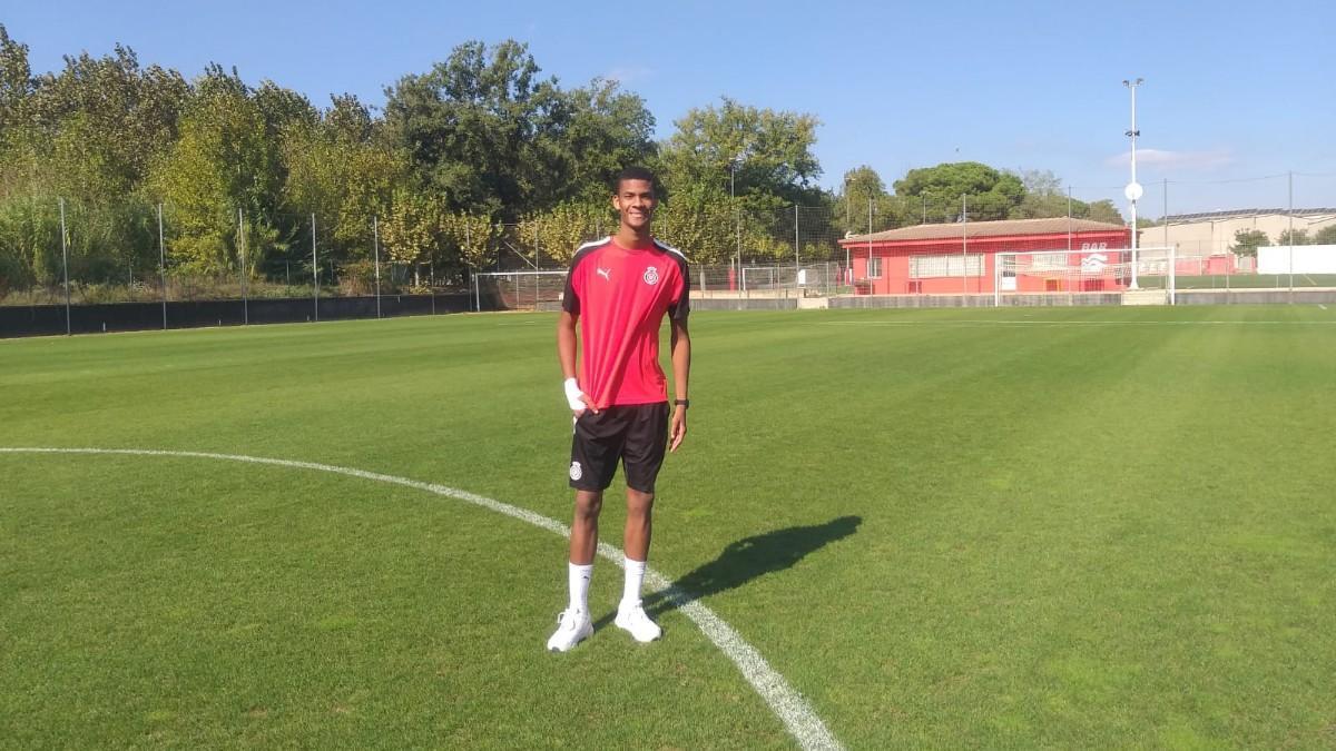 Junior Hurtado, en La Vinya de Girona