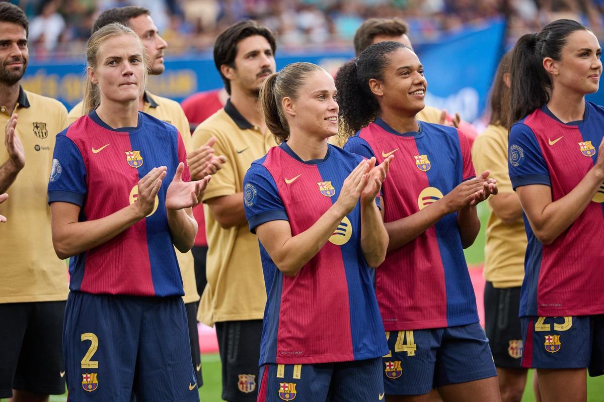 FC Barcelona - AC Milan, el Gamper femenino, en imágenes.
