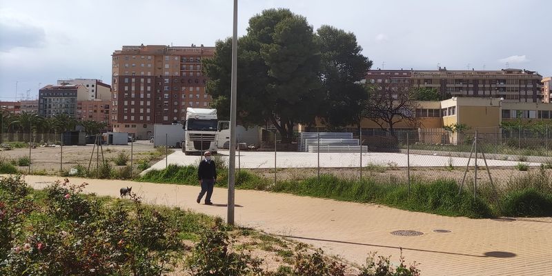 Así avanza la construcción del 'provisional' colegio Herrero de Castelló