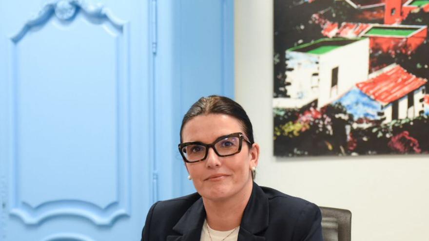 La consejera de Turismo del Cabildo palmero, Raquel Rebollo. | EL DÍA