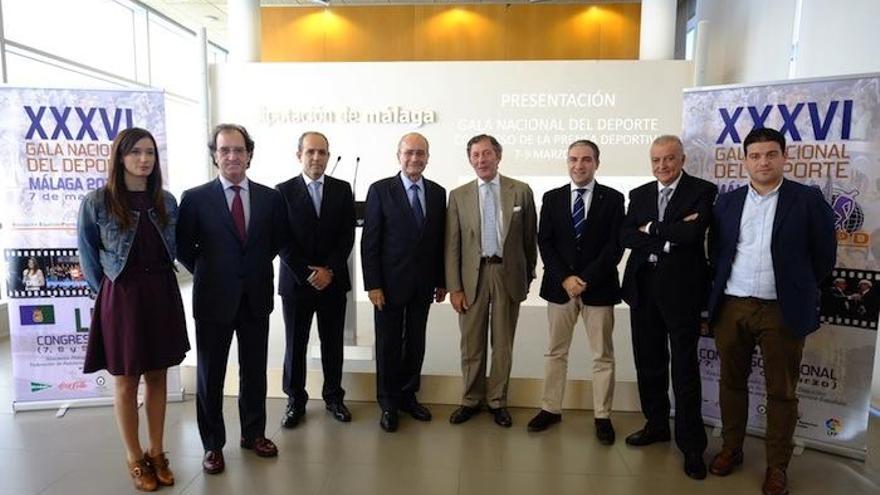 La Gala se presentó ayer en la Diputación de Málaga, con la presencia de autoridades y periodistas.