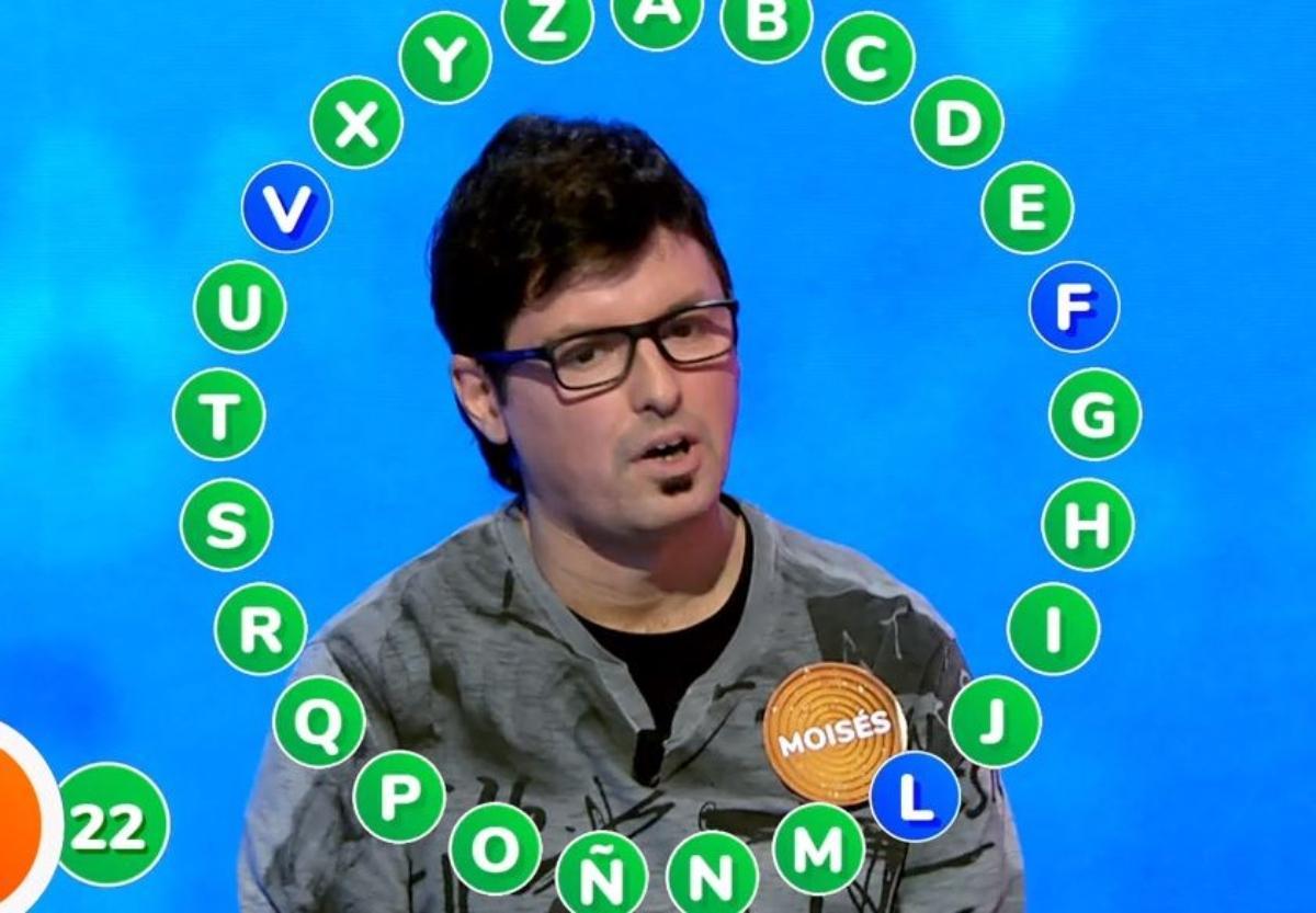 El momento más tenso de Moisés en 'Pasapalabra': "'¡Madre de Dios qué Rosco!"