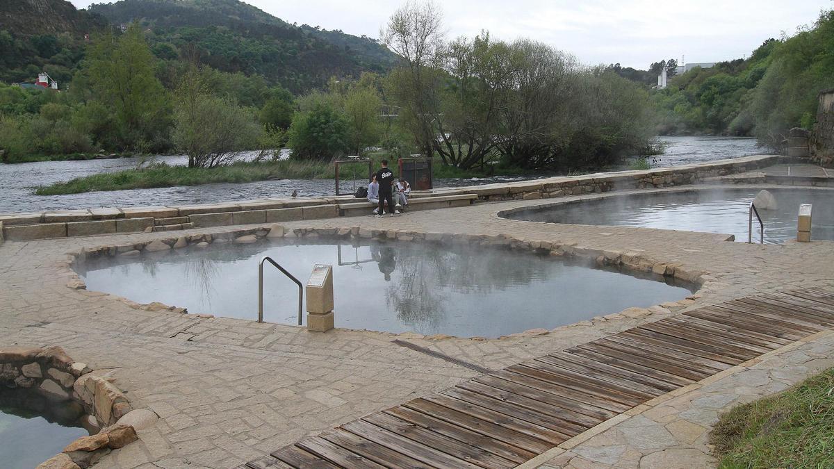 Pozas del Muiño da Veiga, en la ribera termal del Miño.