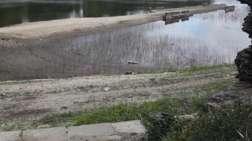 Así están los niveles del agua en el embalse de Belesar (Lugo)