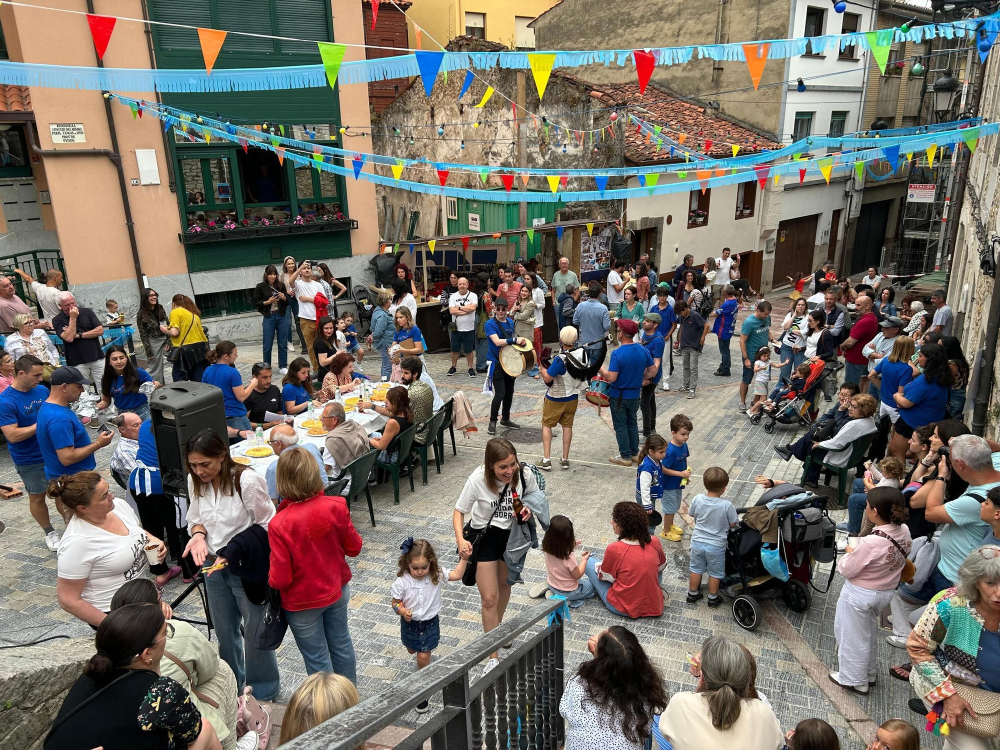 Fiesta de San Juan en el barrio de El Portiellu, en Ribadesella