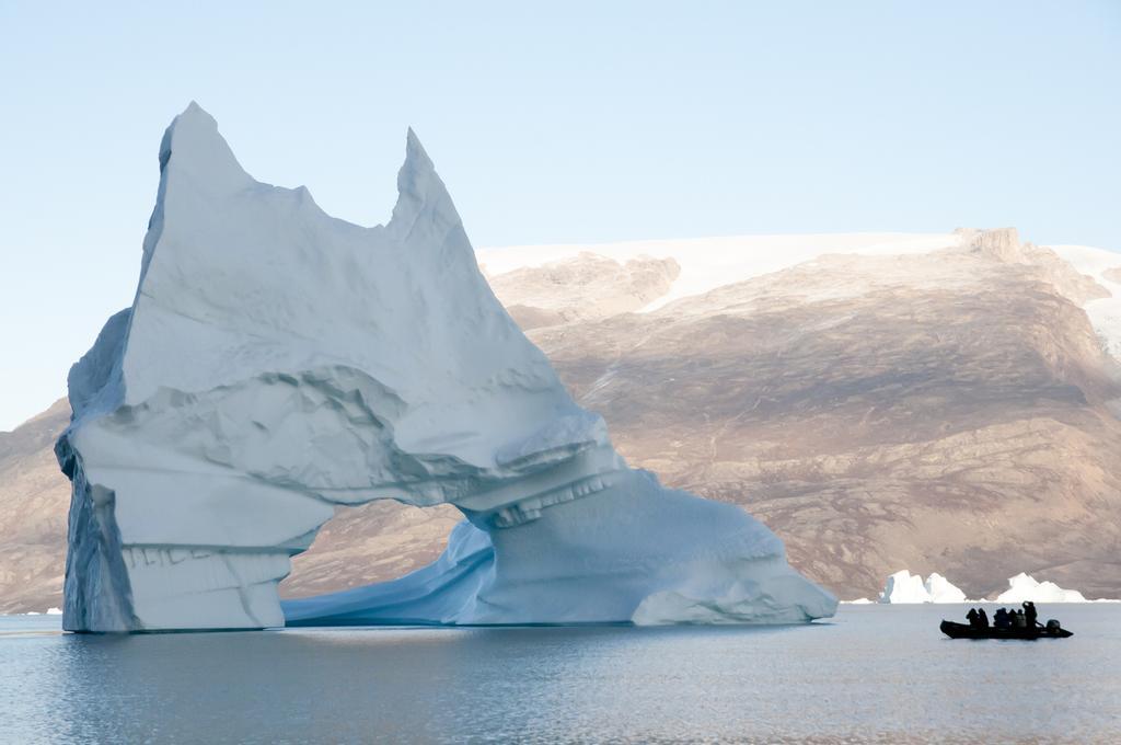 Hielo flotante en el fiordo de Scoresby Sund.