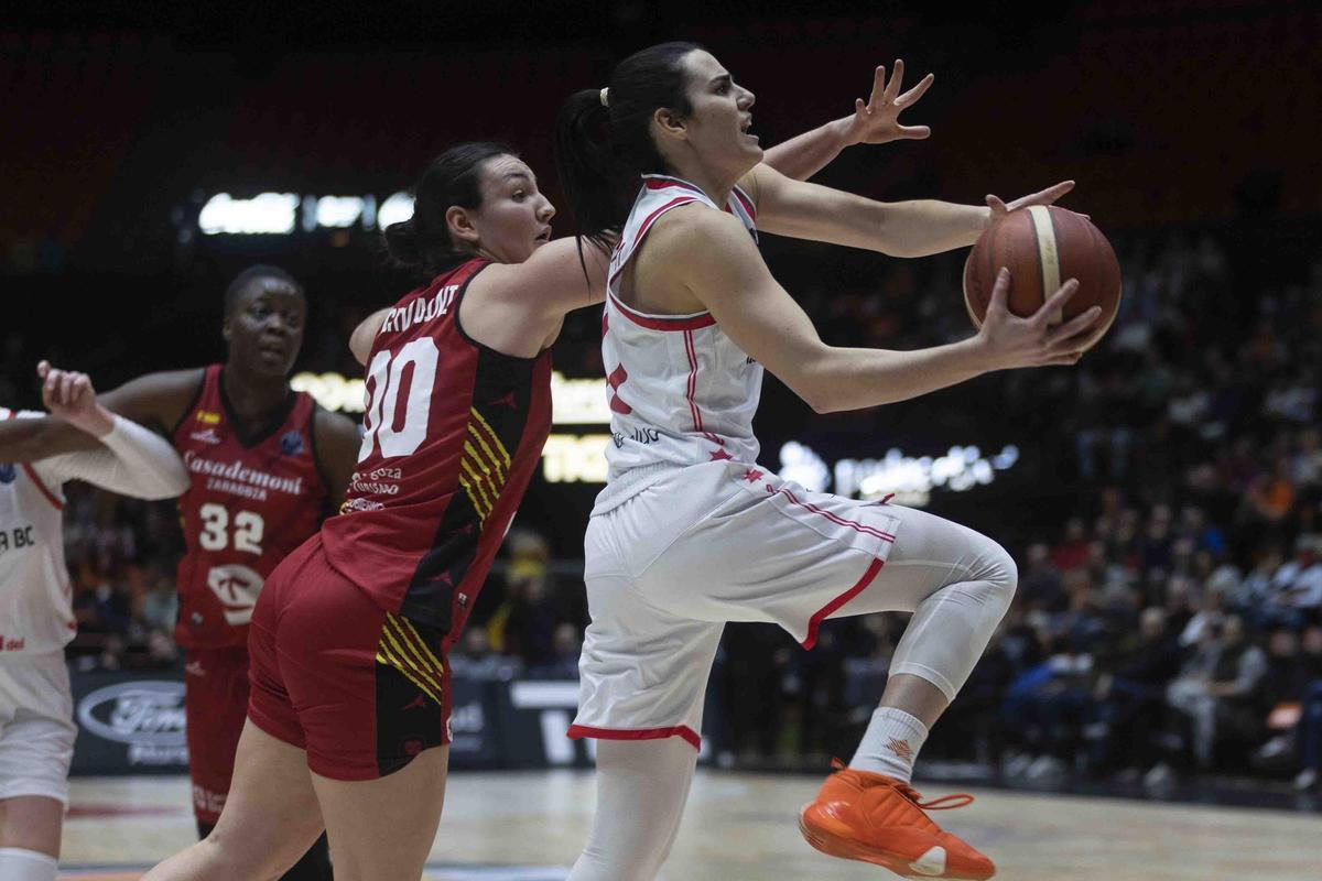 Valencia Basket - Casademont Zaragoza de Euroleague Women.