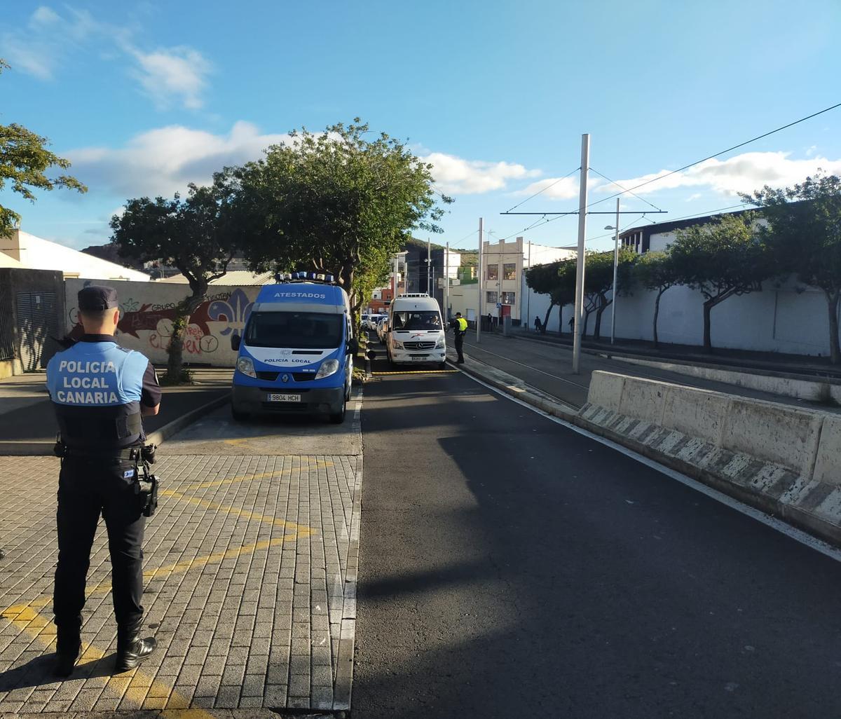 Policía Local en La Laguna.