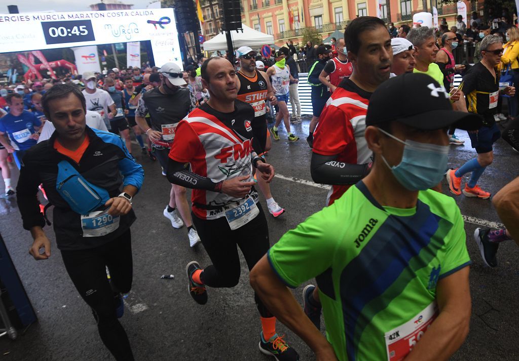 Así fue la salida de la maratón y la media maratón de Murcia (II)