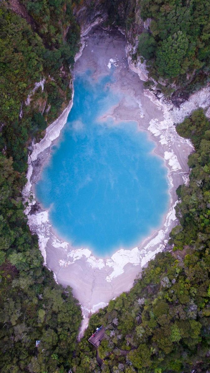 Cráter Inferno en Waimangu