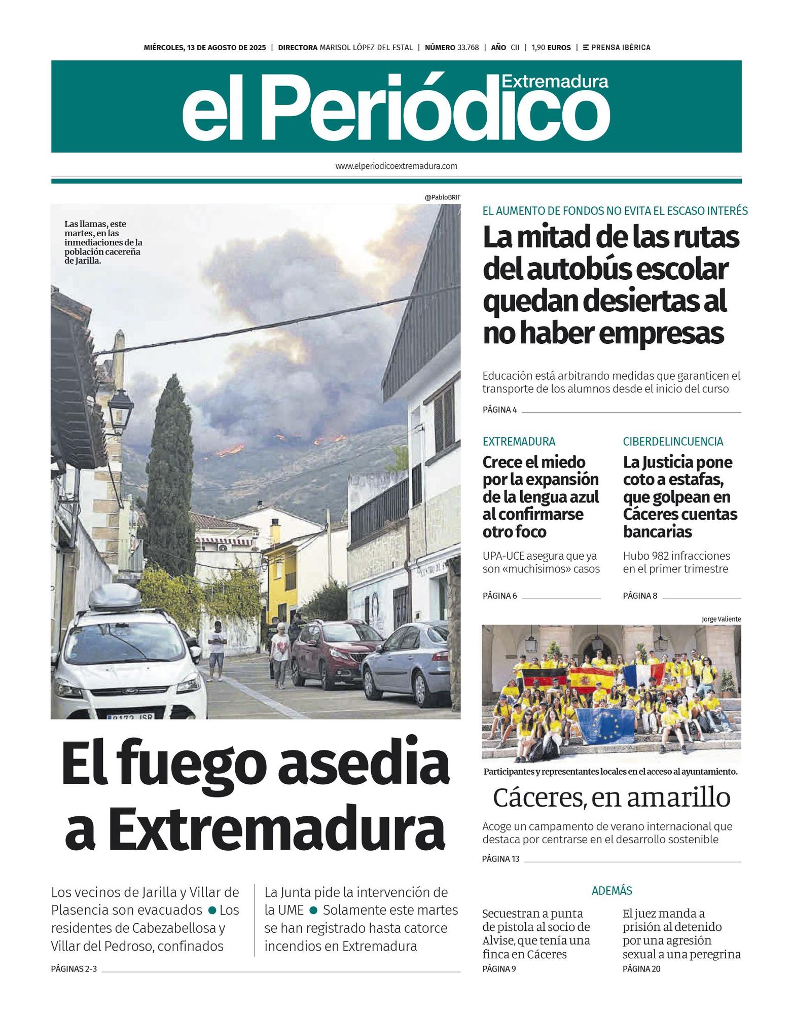 Consulta la portada correspondiente al día 13 de agosto de 2025