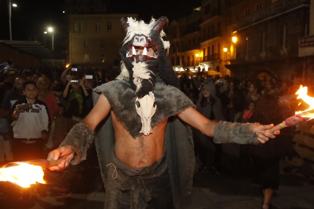 Vigo disfruta de la noche de San Juan