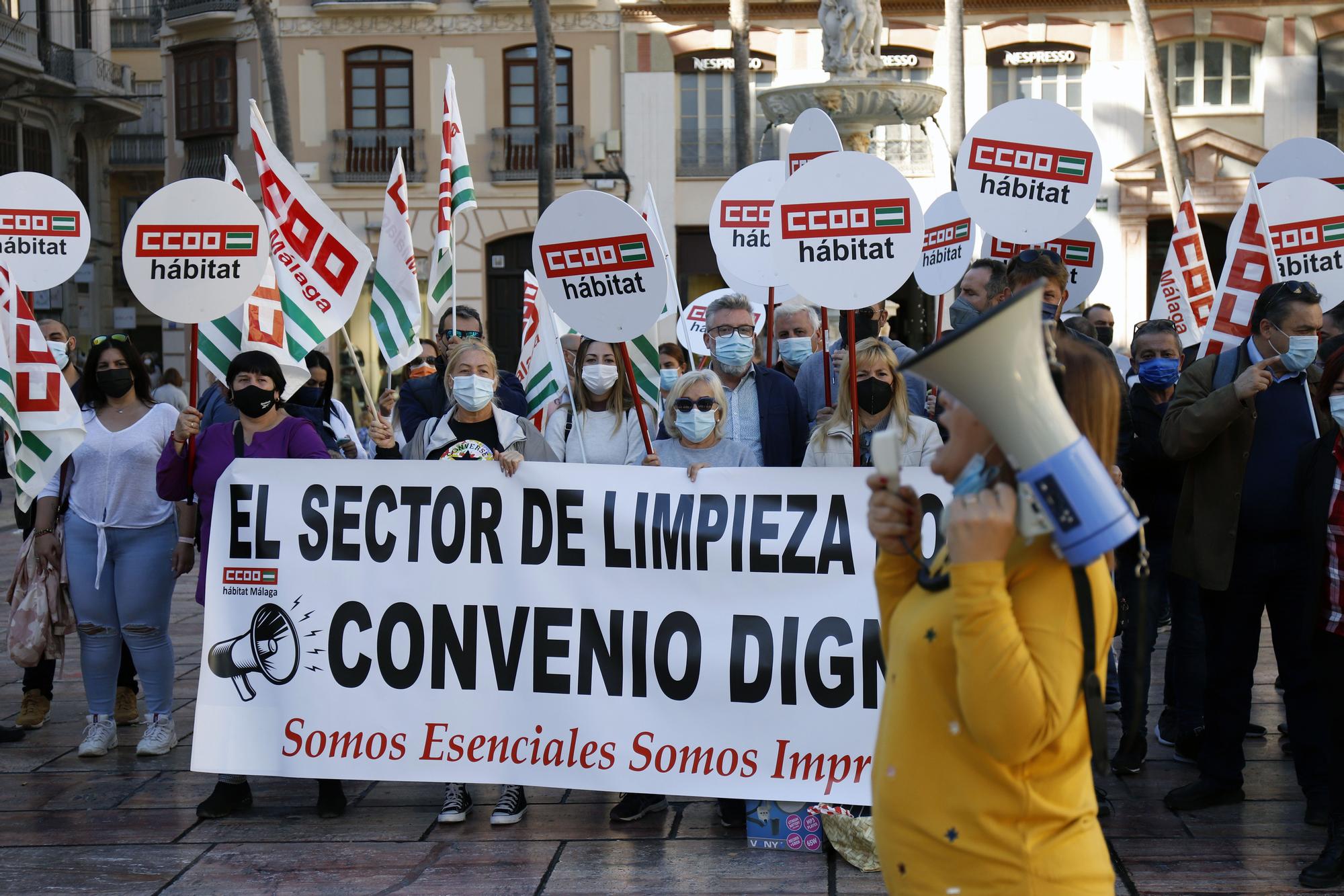 COO exige un convenio "digno y justo" para el sector de la limpieza de la provincia de Málaga