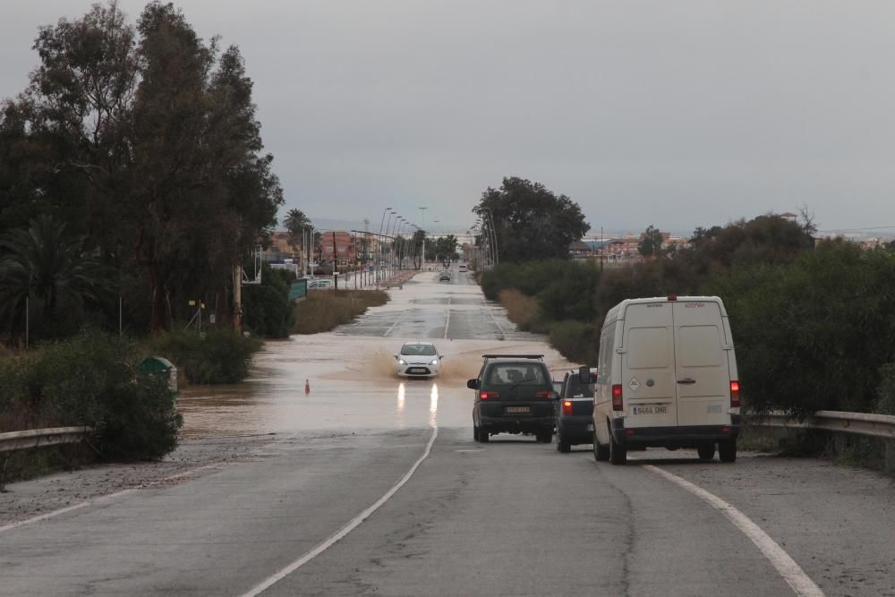 Lluvias en la rambla del Albujón